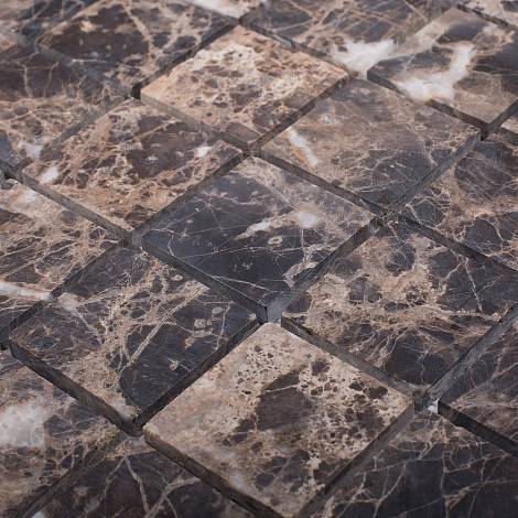 STARmosaic мраморная мозаика Мраморная мозаика Starmosaic Classic DARK EMPERADOR MATT 48x48