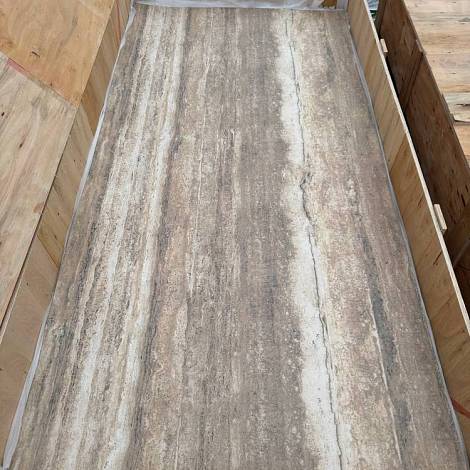 Гибкий камень Elrock Гибкая керамика Elrock GK056 Linear travertine claybank