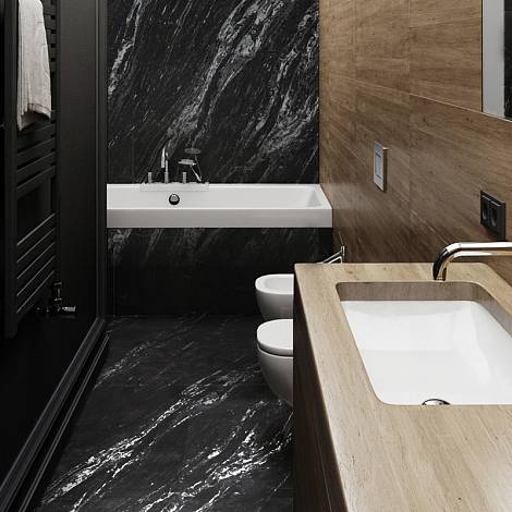 Etna Quartz Кварцевый агломерат Titanium Leather EQAG 099 Etna Quartz