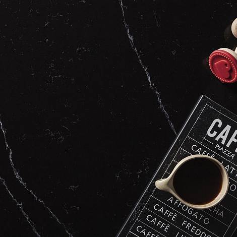 Coante Кварцевый агломерат Coante 7716 Arte Black Polished