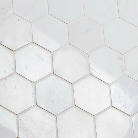 STARmosaic мраморная мозаика Мраморная мозаика Starmosaic Hex HEXAGON VMwP 64x74