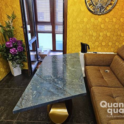 Quantra Quartz Кварцевый агломерат Fontainebleau 9986 Quantra Quartz
