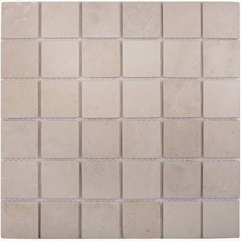 STARmosaic мраморная мозаика Мраморная мозаика Starmosaic Classic CREMA MARFIL MATT 48x48