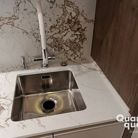 Quantra Quartz Кварцевый агломерат Pantheon 9960 Quantra Quartz