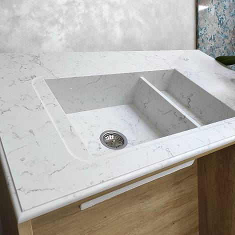 Conaquartz Кварцевый агломерат Conaquartz UC046 Carrara Royal