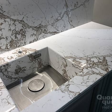 Quantra Quartz Кварцевый агломерат Pantheon 9960 Quantra Quartz