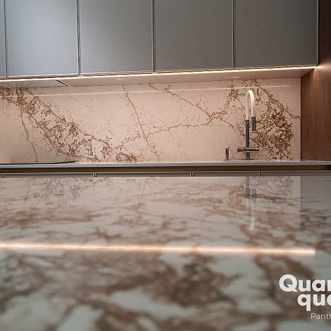 Quantra Quartz Кварцевый агломерат Pantheon 9960 Quantra Quartz