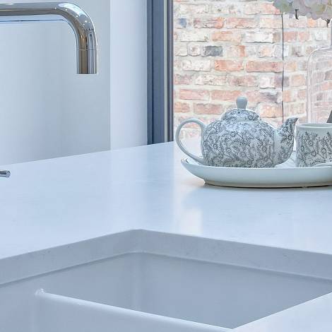 Quantra Quartz Кварцевый агломерат New Carrara 1673 Quantra Quartz