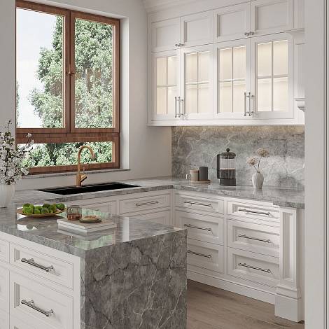 Aleph Stone Кварцевый агломерат ALEPH STONE A99 Ocean Grey