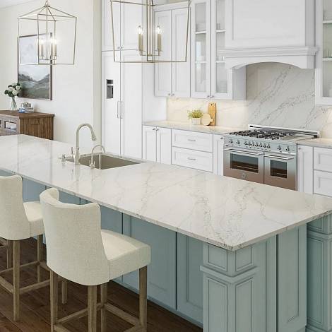 Quantra Quartz Кварцевый агломерат Swan Lake 9939 Quantra Quartz