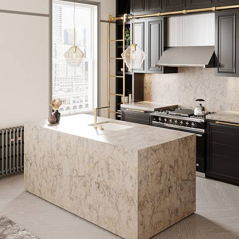 Quantra Quartz Кварцевый агломерат Artisan Wool 2430 Quantra Quartz