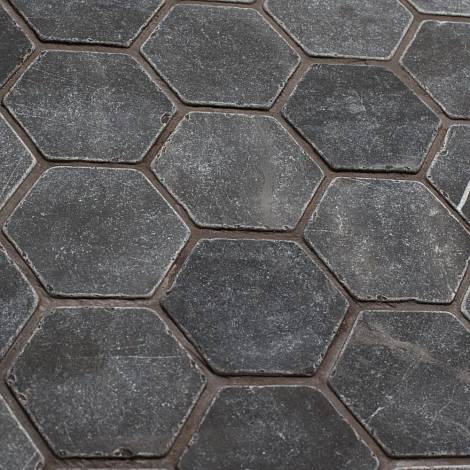 STARmosaic мраморная мозаика Мраморная мозаика Starmosaic Hex HEXAGON VBs TUMBLED 64х74