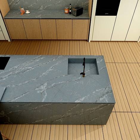 Quantra Quartz Кварцевый агломерат Buckingham 9963 Quantra Quartz
