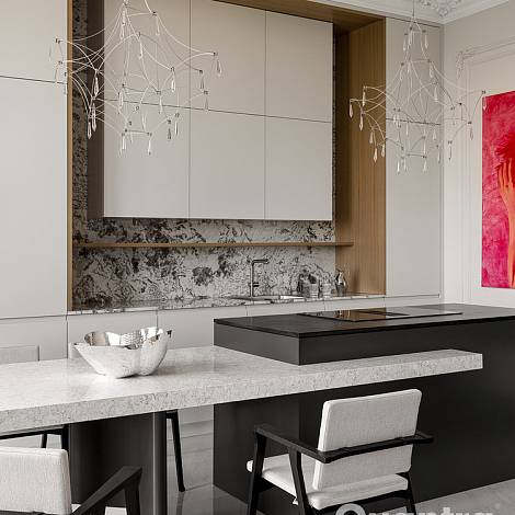 Quantra Quartz Кварцевый агломерат Arctic Breeze 7172 Quantra Quartz