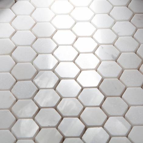 STARmosaic мраморная мозаика Мраморная мозаика Starmosaic Hex HEXAGON HEXAGON VMwP 23x23