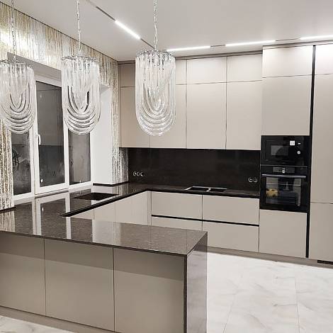 Quantra Quartz Кварцевый агломерат Brown Leaf 2456 Quantra Quartz