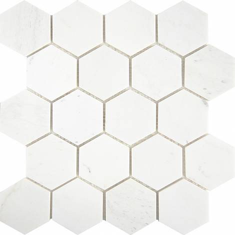 STARmosaic мраморная мозаика Мраморная мозаика Starmosaic Hex HEXAGON VMwP 64x74