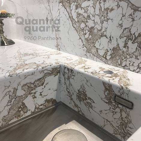 Quantra Quartz Кварцевый агломерат Pantheon 9960 Quantra Quartz