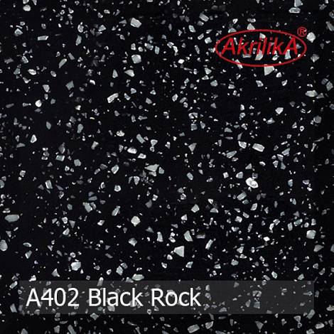 Akrilika Акриловый камень A402 Black Rose ТМ Akrilika