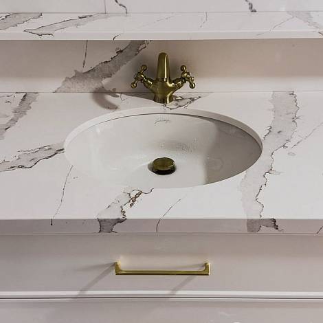 Quantra Quartz Кварцевый агломерат Calacatta Capri 9334 Quantra Quartz