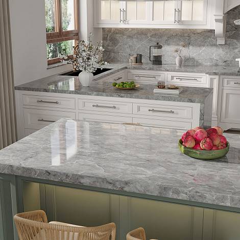 Aleph Stone Кварцевый агломерат ALEPH STONE A99 Ocean Grey