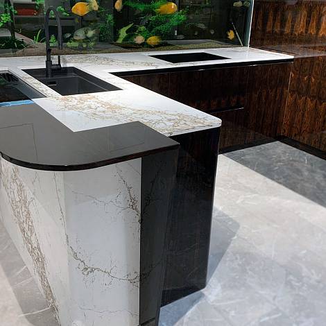 Quantra Quartz Кварцевый агломерат Pantheon 9960 Quantra Quartz