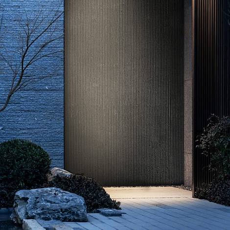 Гибкий камень Elrock Гибкая керамика Elrock GK002 Square line stone dark grey