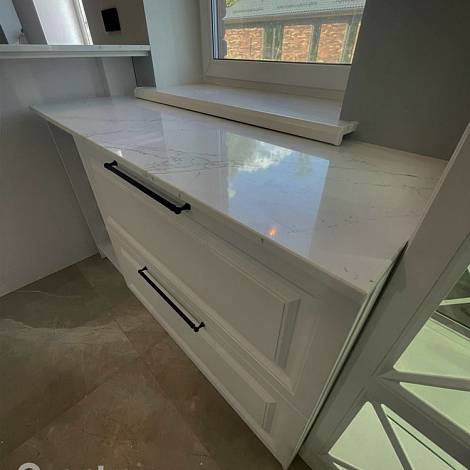 Quantra Quartz Кварцевый агломерат Leonardo 9996 Quantra Quartz
