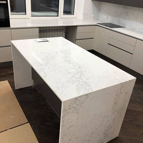 Avant Quartz Кварцевый агломерат Avant Quartz 7100 Статуарио Лилль